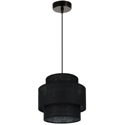 Brilagi - Lampa wisząca na linkach SPACE YUTE 1xE27/15W/230V śr. 25 cm czarna