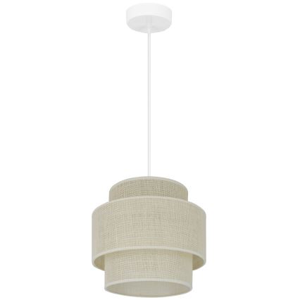 Brilagi - Lampa wisząca na linkach SPACE YUTE 1xE27/15W/230V śr. 25 cm kremowo-biała