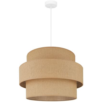 Brilagi - Lampa wisząca na linkach SPACE YUTE 1xE27/15W/230V śr. 50 cm beżowo-biała