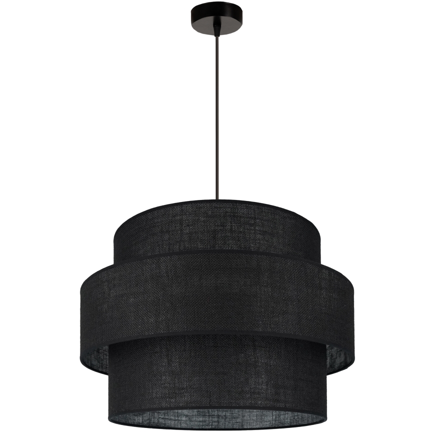 Brilagi - Lampa wisząca na linku SPACE YUTE 1xE27/15W/230V śr. 50 cm czarna