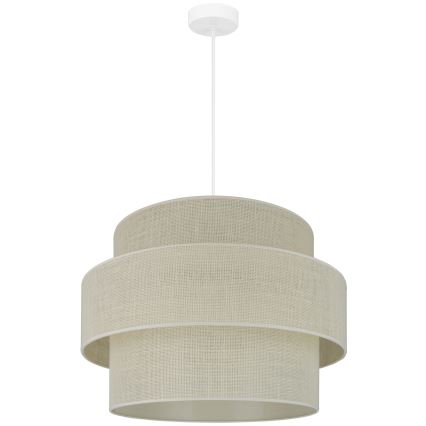 Brilagi - Lampa wisząca na linkach SPACE YUTE 1xE27/15W/230V śr. 50 cm kremowo-biała