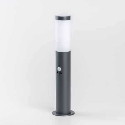 BRILAGI - Lampa zewnętrzna z czujnikiem ELIA 1xE27/20W/230V IP44 50 cm antracyt