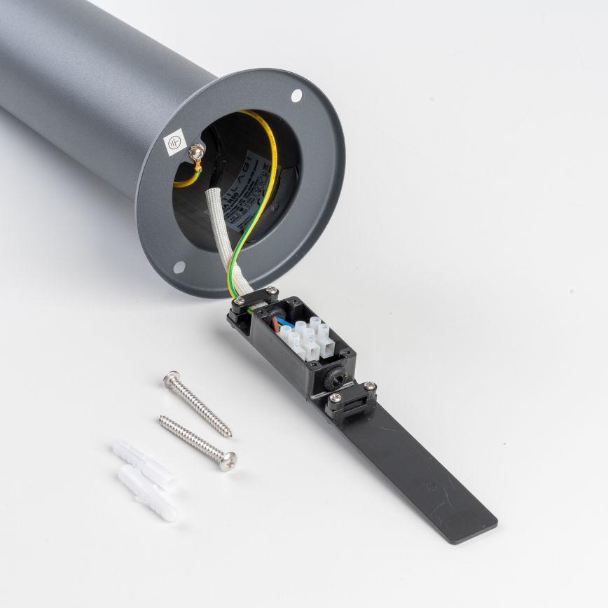 BRILAGI - Lampa zewnętrzna z czujnikiem ELIA 1xE27/20W/230V IP44 50 cm antracyt