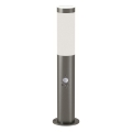 Brilagi - Lampa zewnętrzna ELIA z czujnikiem ruchu, 1xE27/20W/230V, IP44, 50 cm, matowy chrom