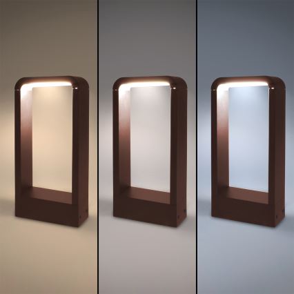 Brilagi - Lampa zewnętrzna LED BARI LED/7W/230V 3000/4000/6000K brązowa IP54 30 cm