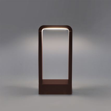 Brilagi - Lampa zewnętrzna LED BARI LED/7W/230V 3000/4000/6000K brązowa IP54 30 cm