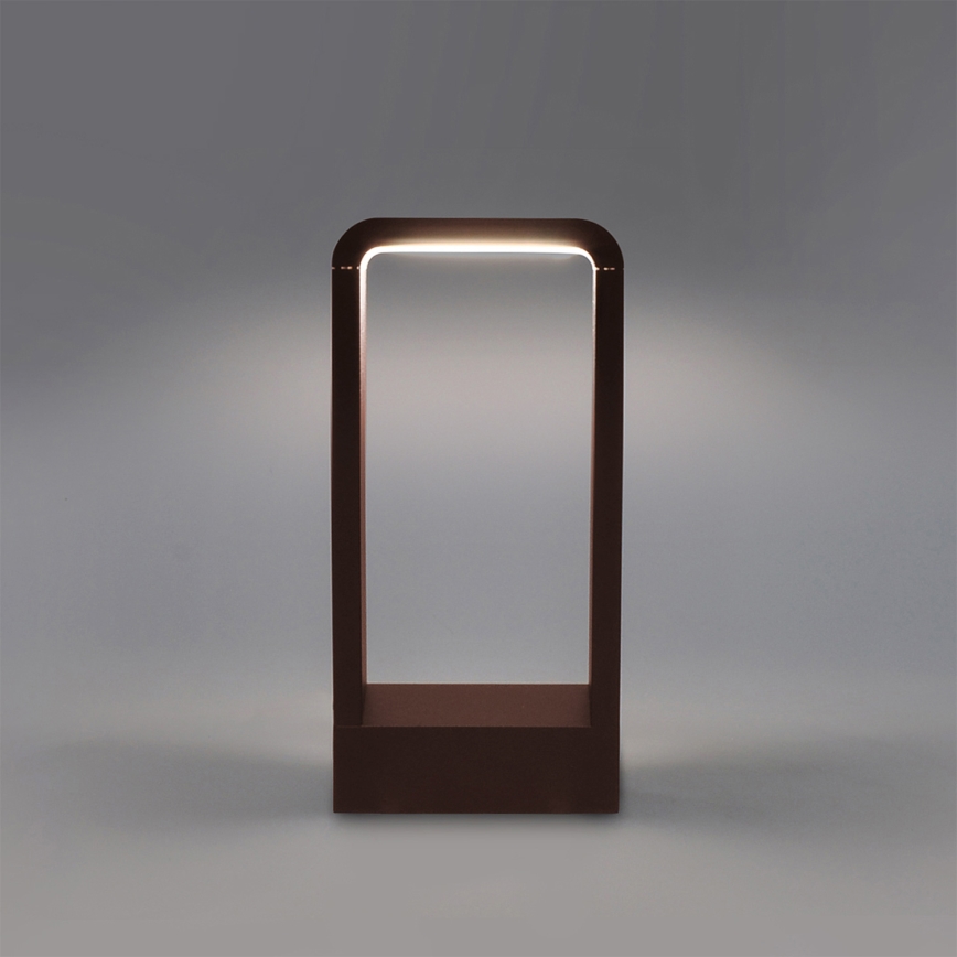 Brilagi - Lampa zewnętrzna LED BARI LED/7W/230V 3000/4000/6000K brązowa IP54 30 cm