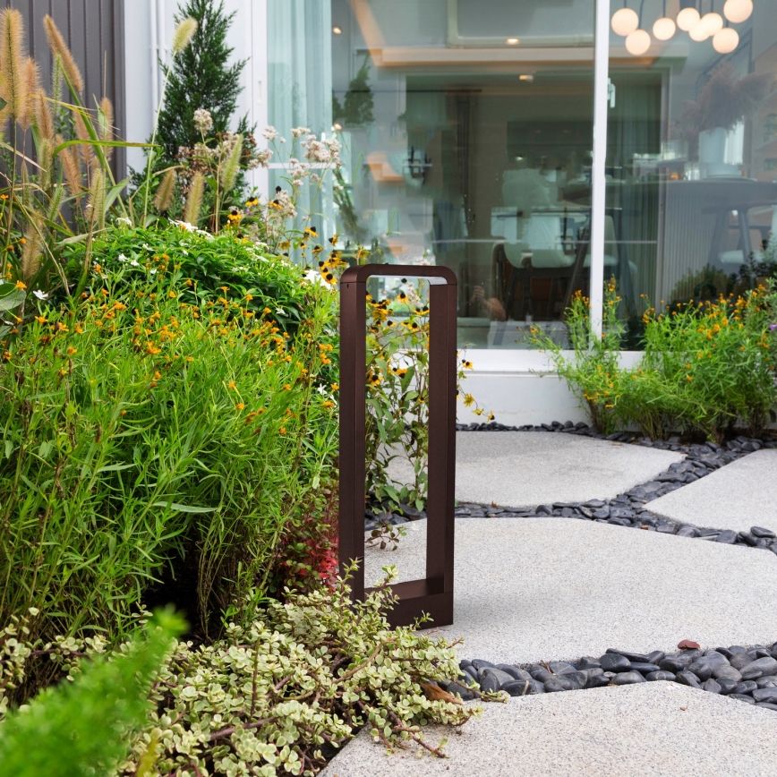 Brilagi - Lampa zewnętrzna LED BARI LED/7W/230V 3000/4000/6000K brązowa IP54 50 cm