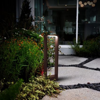 Brilagi - Lampa zewnętrzna LED BARI LED/7W/230V 3000/4000/6000K brązowa IP54 50 cm