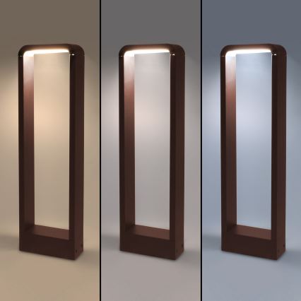 Brilagi - Lampa zewnętrzna LED BARI LED/7W/230V 3000/4000/6000K brązowa IP54 50 cm