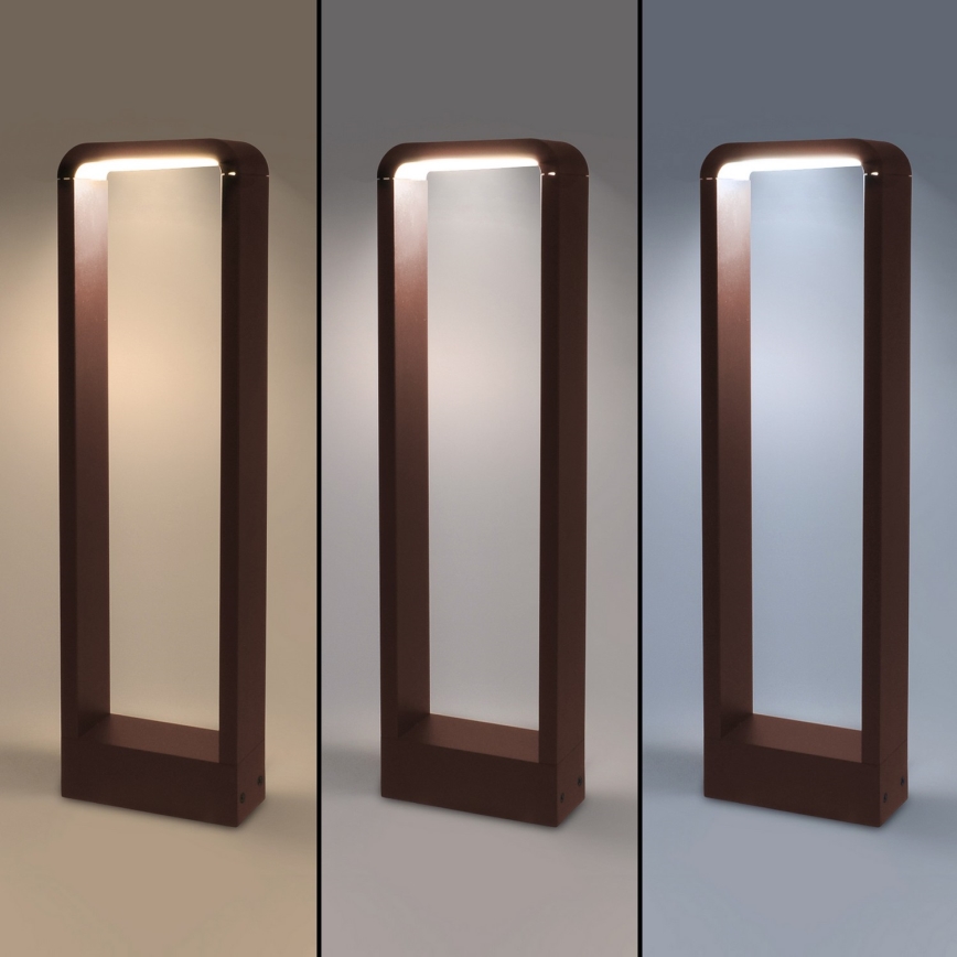 Brilagi - Lampa zewnętrzna LED BARI LED/7W/230V 3000/4000/6000K brązowa IP54 50 cm