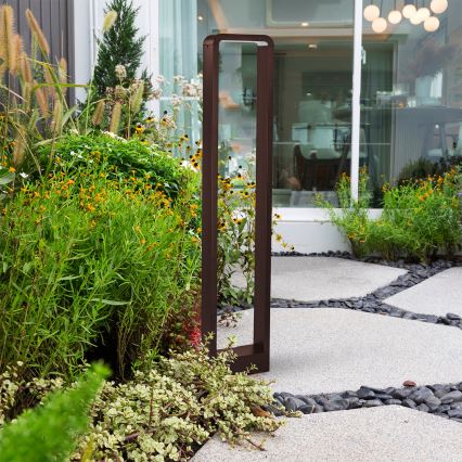 Brilagi - Lampa zewnętrzna LED BARI LED/7W/230V 3000/4000/6000K brązowa IP54 80 cm