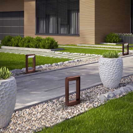 Brilagi - Lampa zewnętrzna LED CROTONE LED/7W/230V brązowa IP54 30 cm