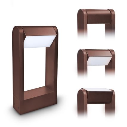 Brilagi - Lampa zewnętrzna LED CROTONE LED/7W/230V brązowa IP54 30 cm