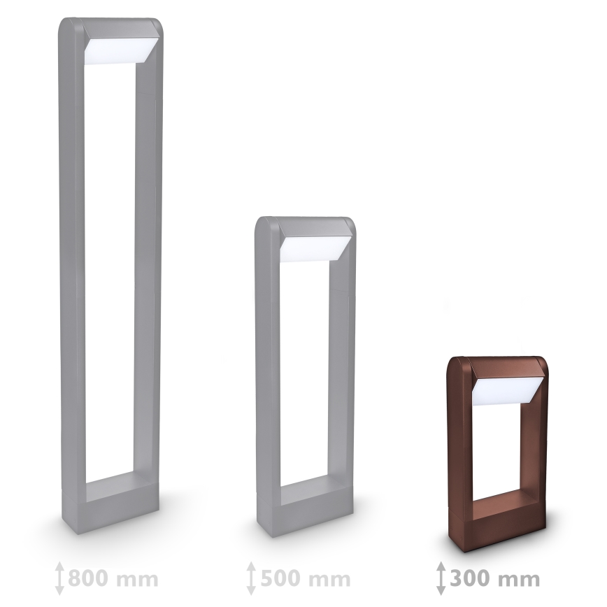 Brilagi - Lampa zewnętrzna LED CROTONE LED/7W/230V brązowa IP54 30 cm