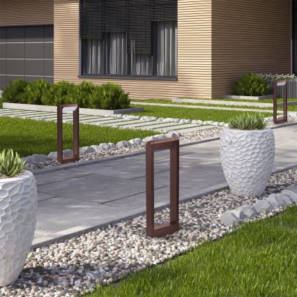 Brilagi - Lampa zewnętrzna LED CROTONE LED/7W/230V brązowa IP54 50 cm