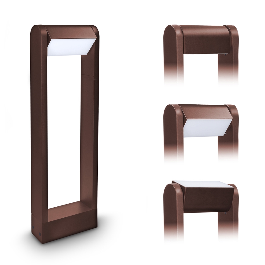 Brilagi - Lampa zewnętrzna LED CROTONE LED/7W/230V brązowa IP54 50 cm