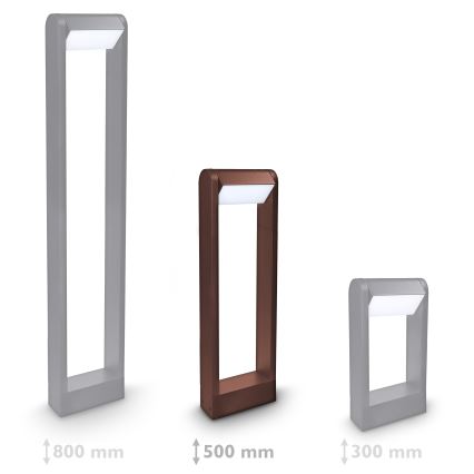 Brilagi - Lampa zewnętrzna LED CROTONE LED/7W/230V brązowa IP54 50 cm