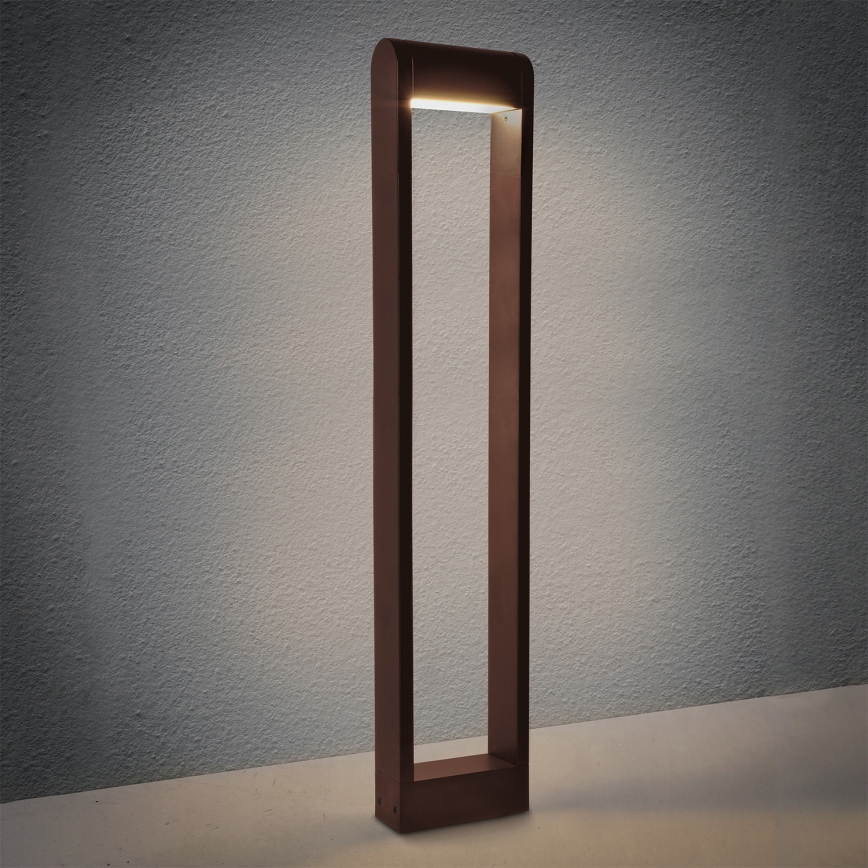 Brilagi - Lampa zewnętrzna LED CROTONE LED/7W/230V brązowa IP54 80 cm