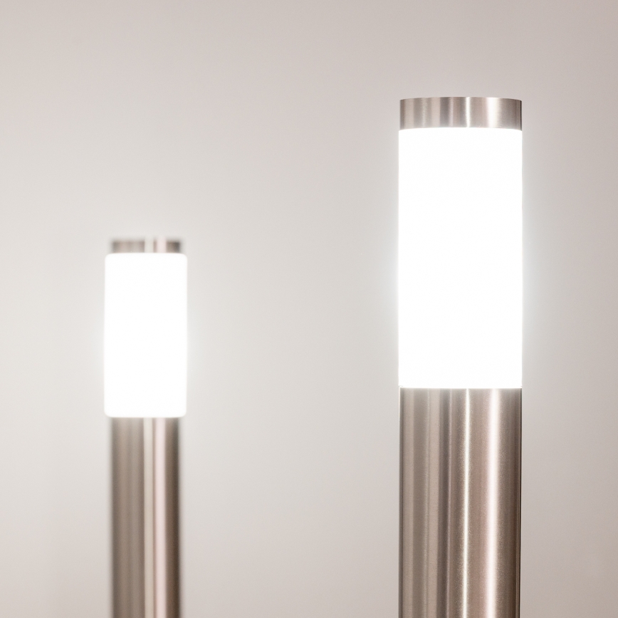 BRILAGI - Lampa zewnętrzna LED z gniazdkiem ELIA 1xE27/7W/230V 4000K IP44 50 cm chrom matowy