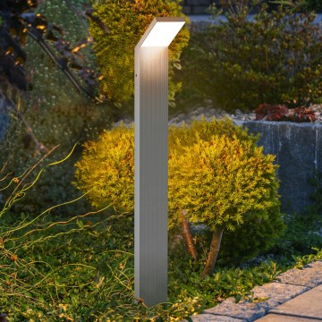 Brilagi - Lampa zewnętrzna LED RIANO LED/8W/230V srebrna IP65