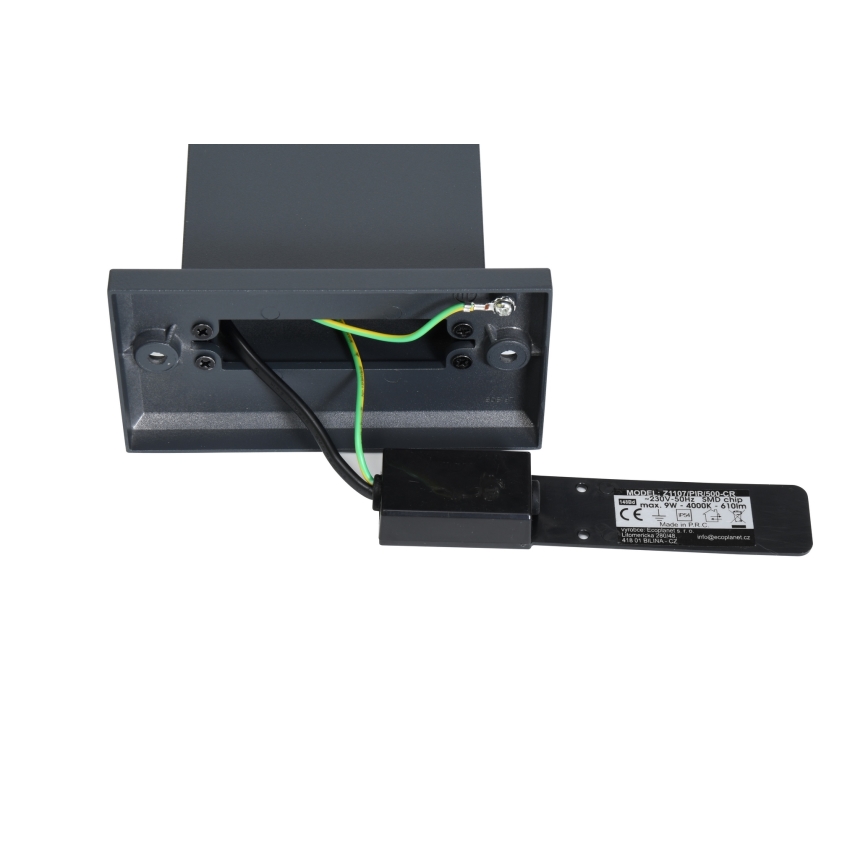Brilagi - Lampa zewnętrzna LED z czujnikiem ARCELO LED/9W/230V 50 cm IP54