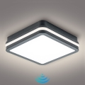 Brilagi - Lampa zewnętrzna LED z czujnikiem BENE LED/18W/230V 22x22 cm antracyt IP54