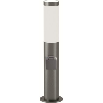 Brilagi - Lampa zewnętrzna LED z gniazdkiem ELIA 1xE27/7W/230V 4000K IP44 50 cm chrom matowy