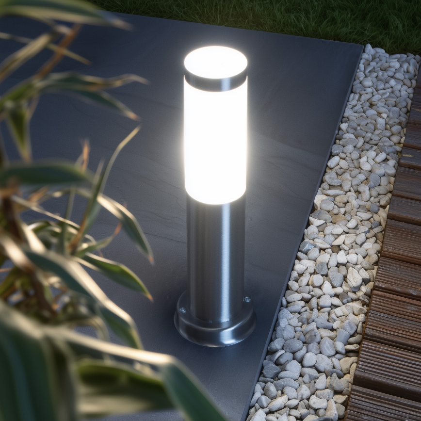 Brilagi - Lampa zewnętrzna NOVA 1xE27/15W/230V 40 cm IP44 matowy chrom
