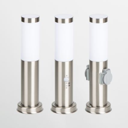 Brilagi - Lampa zewnętrzna NOVA 1xE27/15W/230V 40 cm IP44 matowy chrom