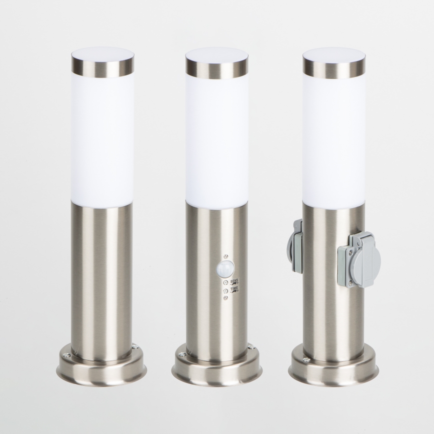 Brilagi - Lampa zewnętrzna NOVA 1xE27/15W/230V 40 cm IP44 matowy chrom