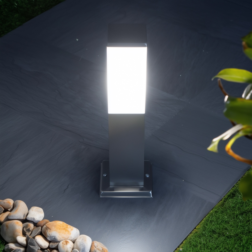 Brilagi - Lampa zewnętrzna NOVA 1xE27/15W/230V 40 cm IP44 matowy chrom
