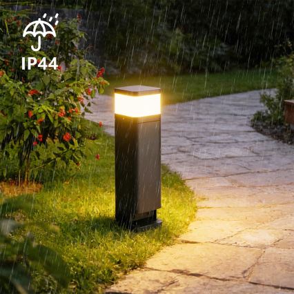 Brilagi - Lampa zewnętrzna z 2 gniazdami SCHUKO PILLAR 1xG9/11W/230V IP44 antracyt