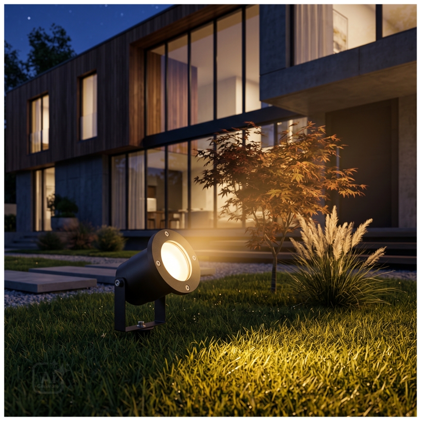 BRILAGI - Lampa zewnętrzna TERRA 1xGU10/50W/230V IP65 czarna