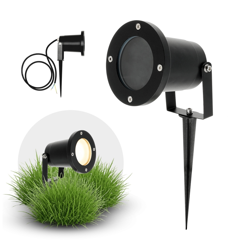 BRILAGI - Lampa zewnętrzna TERRA 1xGU10/50W/230V IP65 czarna