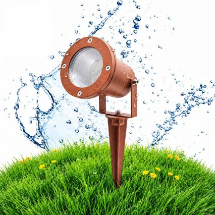 BRILAGI - Lampa zewnętrzna TERRA 1xGU10/50W/230V IP65 rdzawa