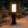 Brilagi - Lampa zewnętrzna z 2 gniazdami SCHUKO NOVA 1xE27/15W/230V 40 cm IP44 czarna