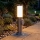 Brilagi - Lampa zewnętrzna z 2 gniazdami SCHUKO NOVA 1xE27/15W/230V 40 cm IP44 matowy chrom