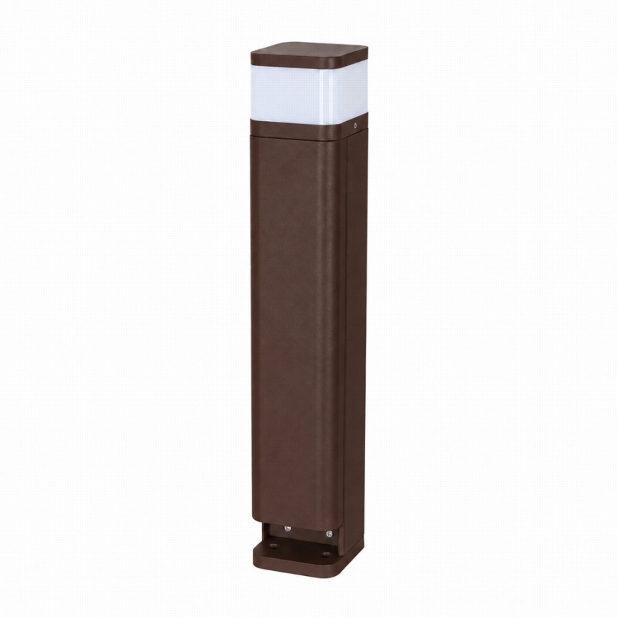 BRILAGI - Lampa zewnętrzna z 2 gniazdami SCHUKO PILLAR 1xG9/11W/230V IP44 brązowa