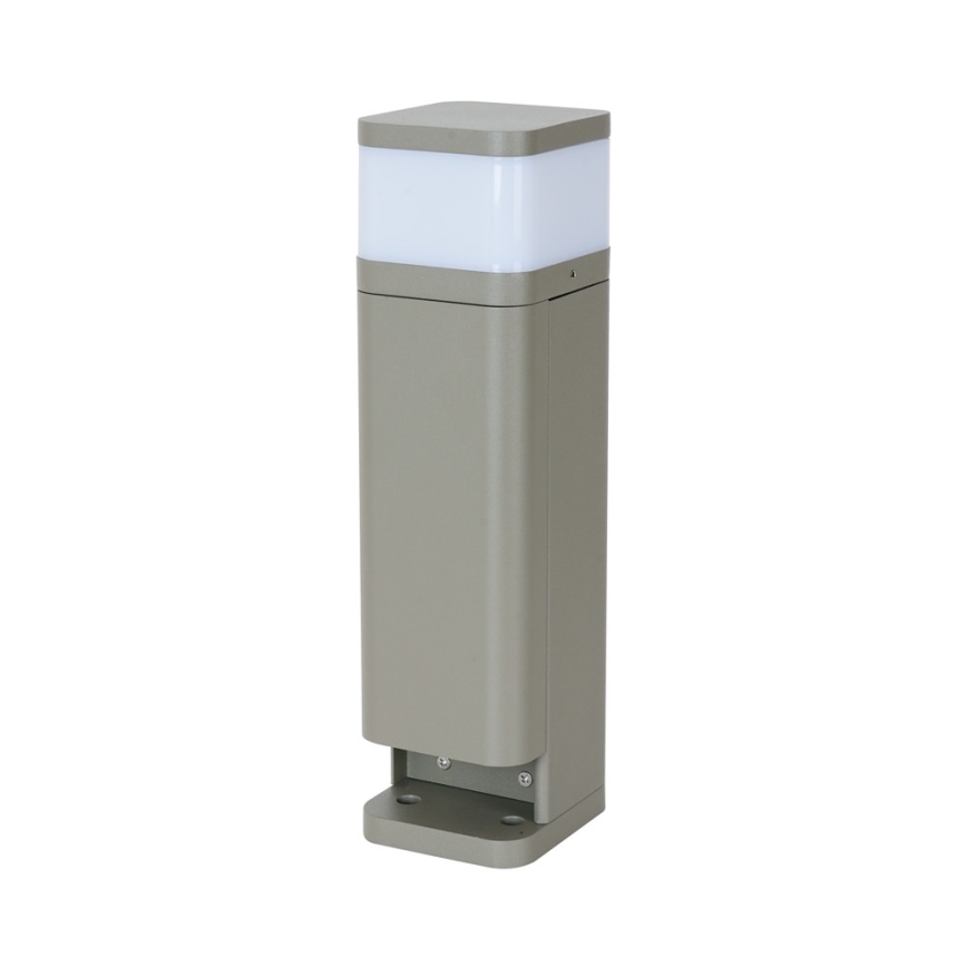 BRILAGI - Lampa zewnętrzna z 2 gniazdami SCHUKO PILLAR 1xG9/11W/230V IP44 szara