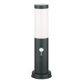Brilagi - Lampa zewnętrzna z czujnikiem 1xE27/15W/230V 40 cm IP44 antracyt