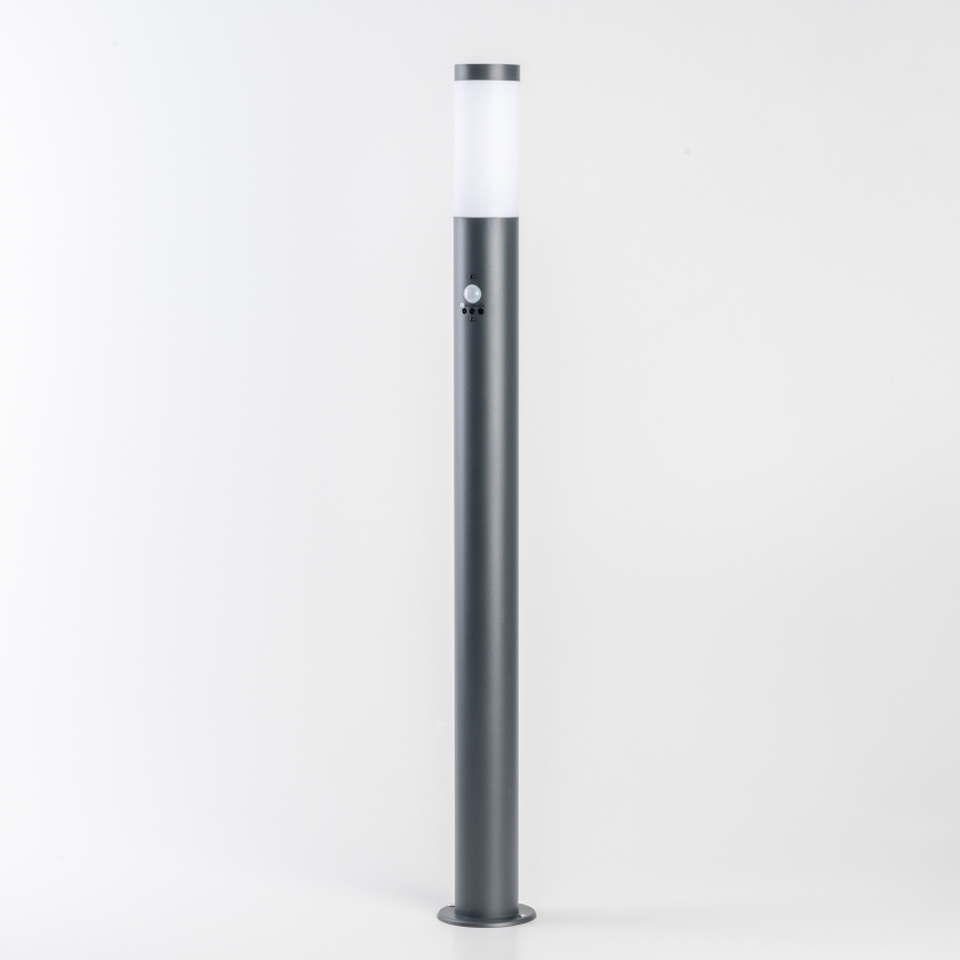 BRILAGI - Lampa zewnętrzna z czujnikiem ruchu ELIA 1xE27/20W/230V IP44 100 cm antracyt