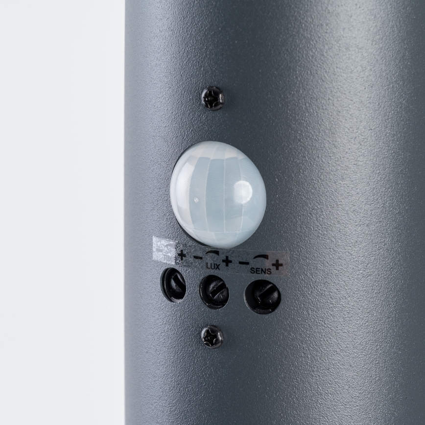 BRILAGI - Lampa zewnętrzna z czujnikiem ruchu ELIA 1xE27/20W/230V IP44 100 cm antracyt