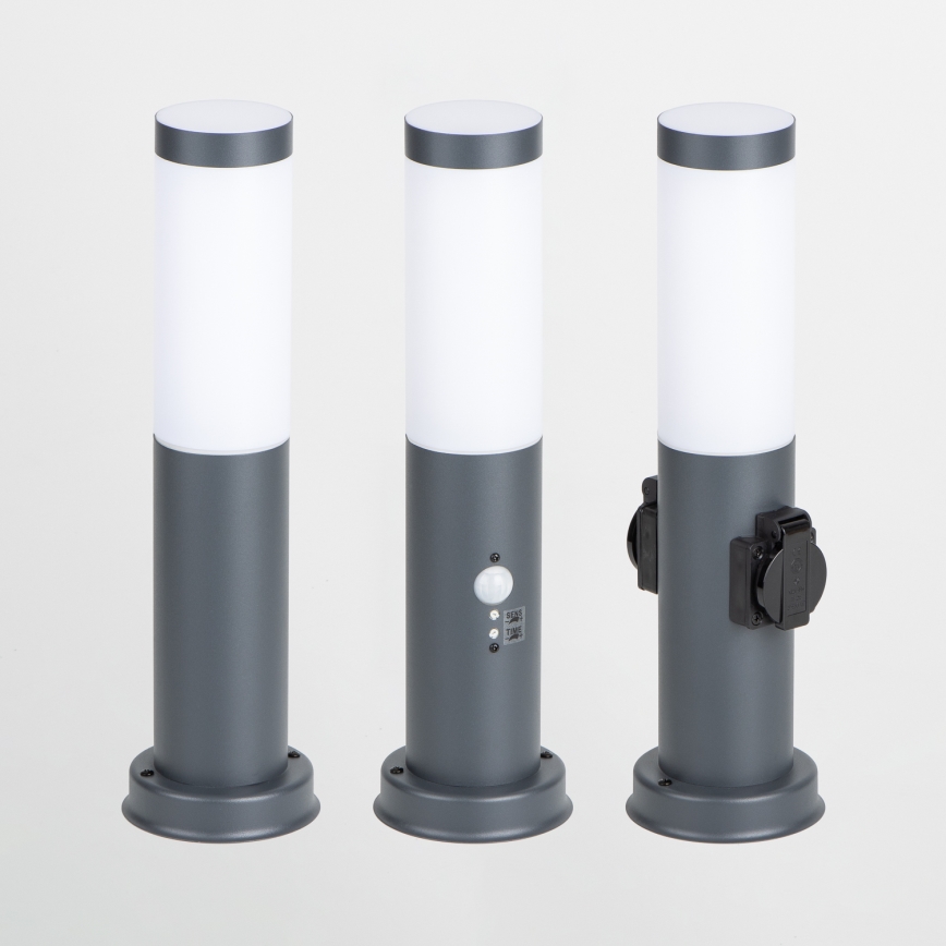Brilagi - Lampa zewnętrzna z czujnikiem NOVA 1xE27/15W/230V 40 cm IP44 antracyt