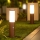 Brilagi - Lampa zewnętrzna z czujnikiem NOVA 1xE27/15W/230V 40 cm IP44 brązowa