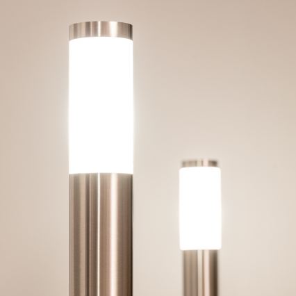 BRILAGI - Lampa zewnętrzna z gniazdem ELIA 1xE27/20W/230V IP44 50 cm matowy chrom