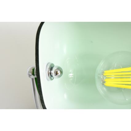 Brilagi - Lampka biurkowa BANK OFFICE 1xE27/60W/230V czarna/srebrna/zielona