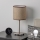 Brilagi - Lampka biurkowa LED NUBILA 1xE27/60W/230V brązowa