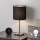 Brilagi - Lampka stołowa LED NUBILA 1xE27/60W/230V czarna