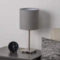 Brilagi - Lampka stołowa LED NUBILA 1xE27/60W/230V jasnoszara